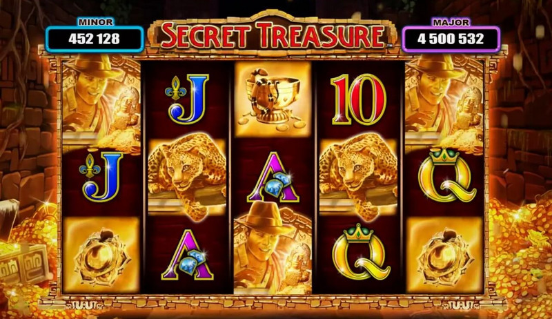 Nhớ chú ý tính năng tiền thưởng quay hũ Secret Treasure