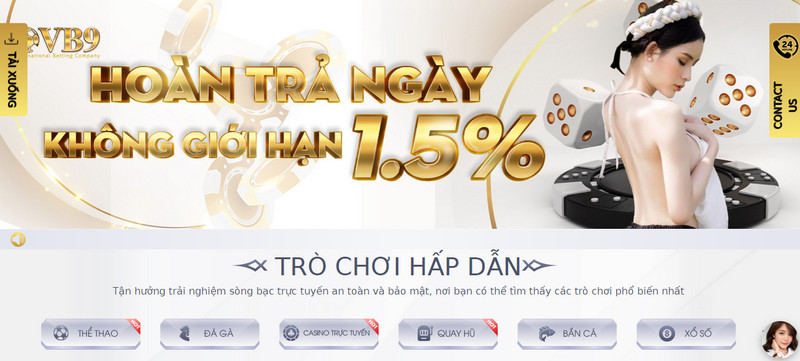 Thông tin tổng quan nhà cái quay hũ Vua bai 9