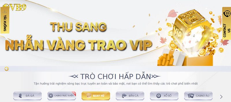 Tận hưởng quay hũ Vua bai9 hấp dẫn, cơ hội đổi đời thành công